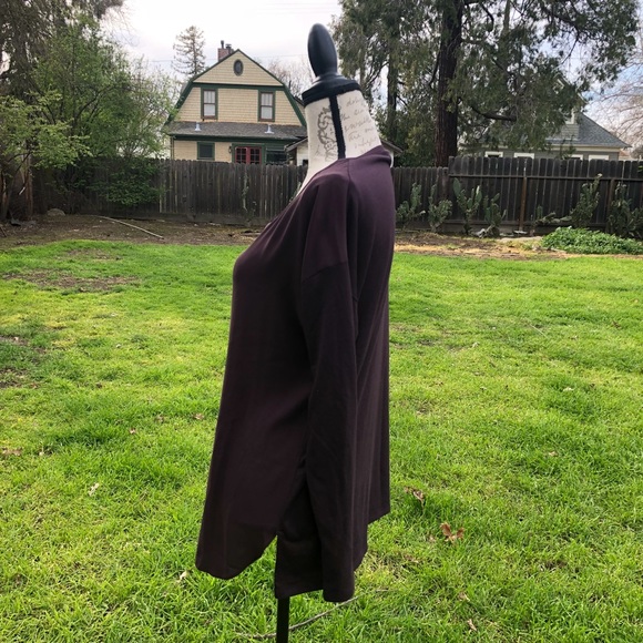 Ann Taylor Burgundy tunic - Picture 4 of 5